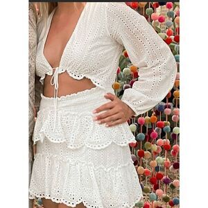 Mable white dress size m